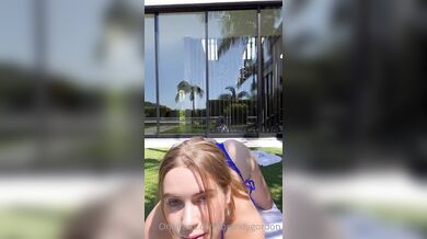 Brandy Gordon, Outdoor Bikini Naked Body Tease Onlyfans Video Leaked