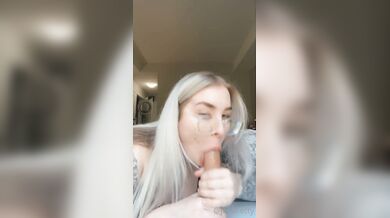 Jen Brett, Blonde Slut In Glasses Dildo Blowjob Onlyfans Video Leaked