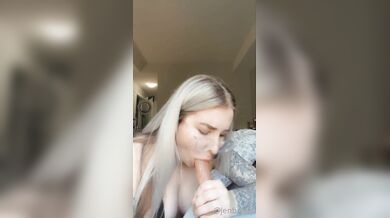 Jen Brett, Blonde Slut In Glasses Dildo Blowjob Onlyfans Video Leaked