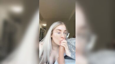 Jen Brett, Blonde Slut In Glasses Dildo Blowjob Onlyfans Video Leaked