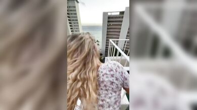 Livvalittle, Windy Balcony Public Sextape Onlyfans Video Leaked