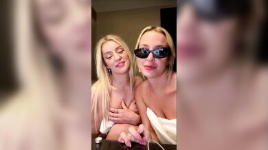 Tana Mongeau, Two Hot Babes In Bathrobes Livestream Onlyfans Video Leaked