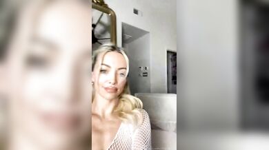 Lindsey Pelas, Fishnet Lingerie Try-On-Haul Onlyfans Video Leaked