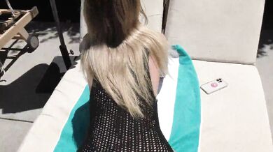 Milakittenx, Poolside Creampie Sex Onlyfans Video Leaked