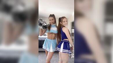 Skylarmaexo, Skyiiah, Two Horny Cheerleader Lesbian Sluts Dildo Fucking Onlyfans Video Leaked