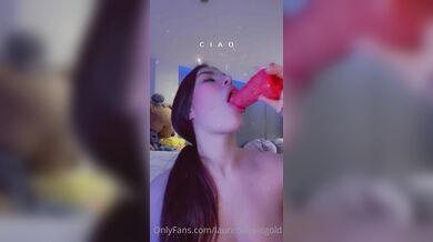 Lauren Alexis, Solo Red Dildo Deepthroat Blowjob Pov Onlyfans Video Leaked