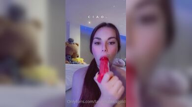 Lauren Alexis, Solo Red Dildo Deepthroat Blowjob Pov Onlyfans Video Leaked