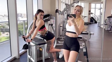 Trippie Bri, Two Hot Teens Fucking A Big Cock At The Gym Onlyfans Video Leaked