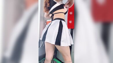 Amouranth, Thicc Redhead Cheerleader Sextape Onlyfans Video Leaked