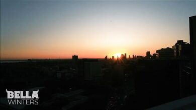 Bella Winters Rooftop BBC spitroast