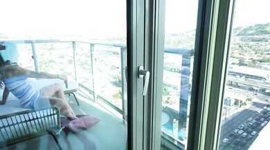 Nicole doshi - balcony BBC fuck