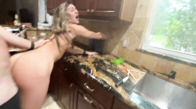 Bryce Adams, Fit Slut Kitchen Counter-Top Facial Fuck Onlyfans Video Leaked