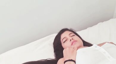 Marta Maria Santos, Teasing Her Sexy Body In Her White See-Through Top Onlyfans Video Leaked