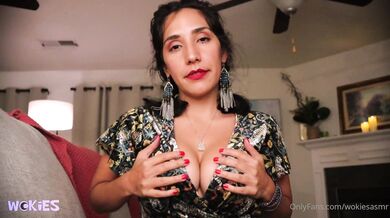 Wokies Asmr, Playing With Her Perky Tits In Her Bra Joi Onlyfans Video Leaked