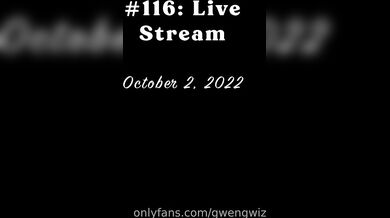 Gwengwiz, Dildo Riding During Livestream In Sexy Lingerie Onlyfans Video Leaked