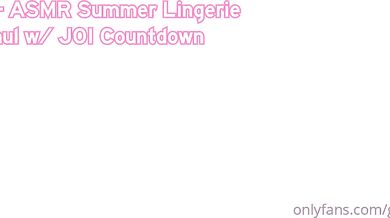 Gwengwiz, Asmr Summer Lingerie Haul With Joi Countdown Onlyfans Video Leaked