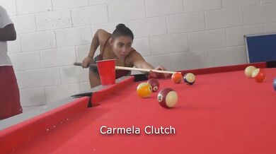 Caramela Clutch Pool Table Fuck