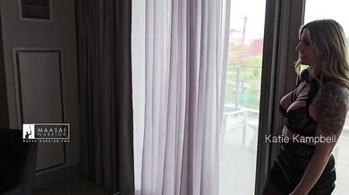 Katie Kampbell × Maasai warrior