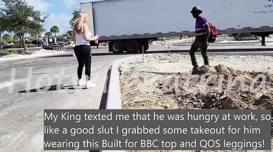 Hotwife Katrina -  QOS Hotwife fucks BBC in public