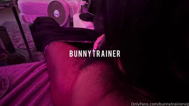 Bunnytrainer - Watching TV while she worships my BBC