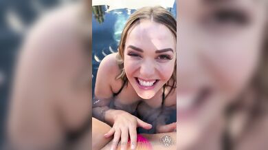 Angela White, Mia Malkova, Pool Side MILF Lesbian Onlyfans Video Leaked