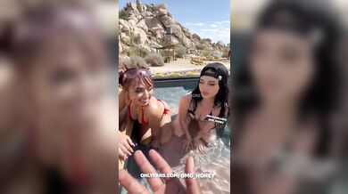 Auhneesh Nicole, BBC Pool Foursome Onlyfans Video Leaked