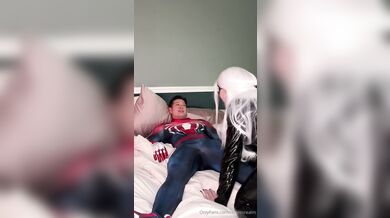 BrandyRenee19, Cosplay Spiderman Fucking Black Cat Homemade Sextape Onlyfans Video Leaked