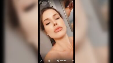 Amanda Cerny, Teasing Her Naked Body In The Bathroom Mirror Onlyfans Video Leaked