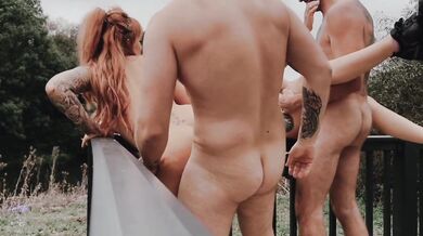 Real_Life_Cucks, Mattandzoeygrey, Two Swinger Couple Swapping Partners In The Outdoor Veranda Onlyfans Video Leaked