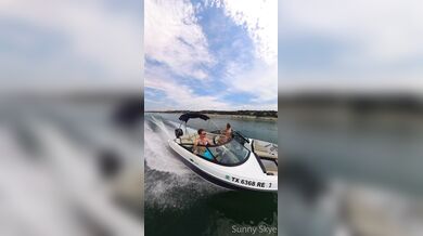 Sunnyskye, Swnger Couple On A Boat In The Middle Of The Lake Onlyfans Video Leaked