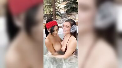 Lana Rhoades, Lesbian Sluts Masturbating In The Outdoor Jacuzzi Onlyfans Video Leaked