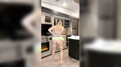 Vicky Stark, Hot Babe Teasing In Her Garter Belt Lingerie Onlyfans Video Leaked