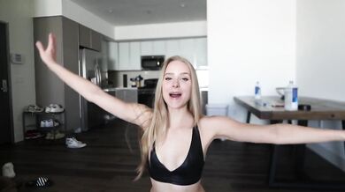 Caroline Zalog, Black Lingerie Sexy Tease Livestream Onlyfans Video Leaked