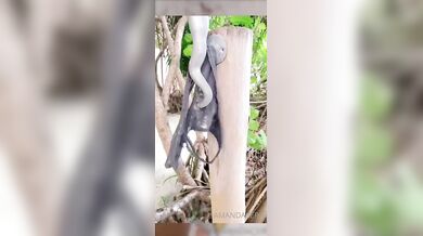 Amanda Cerny, Sexy Model Outdoor Shower Naked Tease Onlyfans Video Leaked