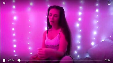 Lauren Alexis, Seductively Eating A Banana On Webcam Onlyfans Video Leaked