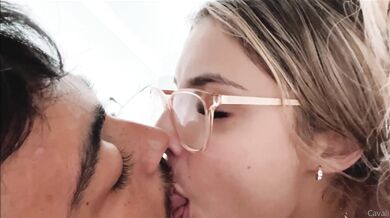 Lilith Cavaliere, Hot Couple Kissing And Teasing In Bed Onlyfans Video Leaked