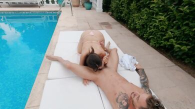 Tru Kait, Chris Diamond, Latina Beauty Fucking A Stud By The Pool Onlyfans Video Leaked