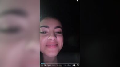 Malu Trevejo, Lesbian Tongue Kissing Tease Onlyfans Video Leaked