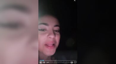 Malu Trevejo, Lesbian Tongue Kissing Tease Onlyfans Video Leaked
