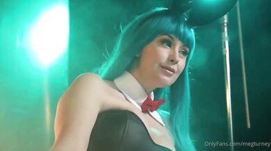 Meg Turney, Sexy Bulma Fishnet Bodysuit Tease Onlyfans Video Leaked