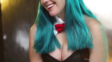 Meg Turney, Sexy Bulma Fishnet Bodysuit Tease Onlyfans Video Leaked