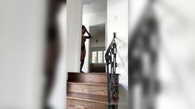 Natalie Roush, Black See-Through Bodysuit Tease Onlyfans Video Leaked