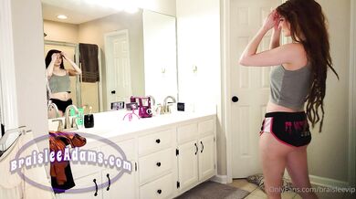 Braislee Adams, Sexy Lingerie Try-On-Haul In Bathroom Onlyfans Video Leaked