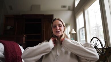 Caroline Zalog, Sexy Maid Outfit Try-On-Haul Onlyfans Video Leaked