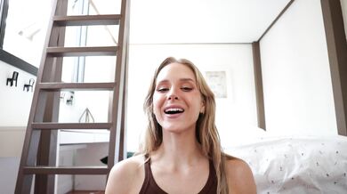 Caroline Zalog, Cute Schoolgirl Panties Try-On-Haul Onlyfans Video Leaked