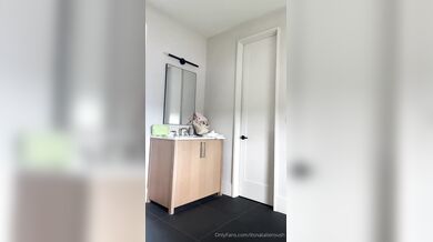 Natalie Roush, Morning Red Lingerie Striptease Onlyfans Video Leaked