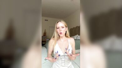 Caroline Zalog, Sexy See-Through Lingerie Tease Onlyfans Video Leaked