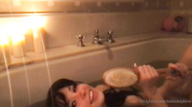 Belle Delphine, Teasing Her Naked Body In The Bathtub Onlyfans Video Leaked