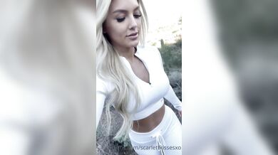 Scarlettkissesxo, Outdoor Blowjob And Facial In The Desert Onlyfans Video Leaked