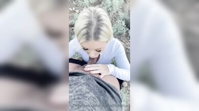 Scarlettkissesxo, Outdoor Blowjob And Facial In The Desert Onlyfans Video Leaked